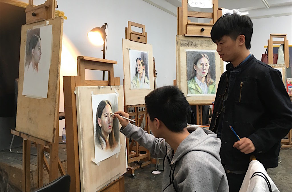 What a long strange trip to have ones students art outshine thine own (and what a splendid way to be outdone!)…….Amazing Stuff!